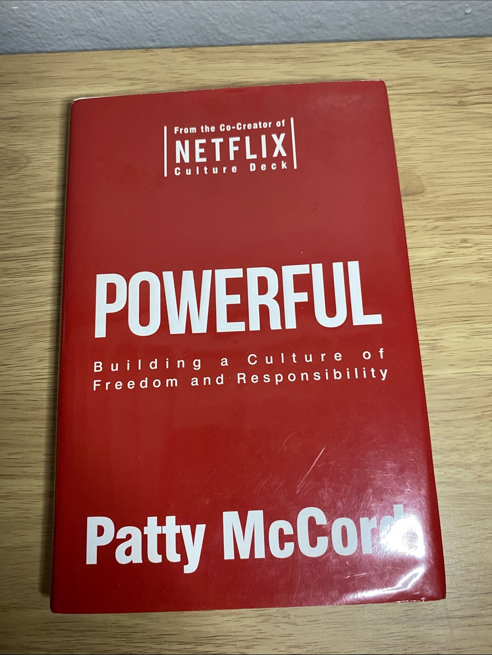 POWERFUL by Patty McCord - Red Hardcover